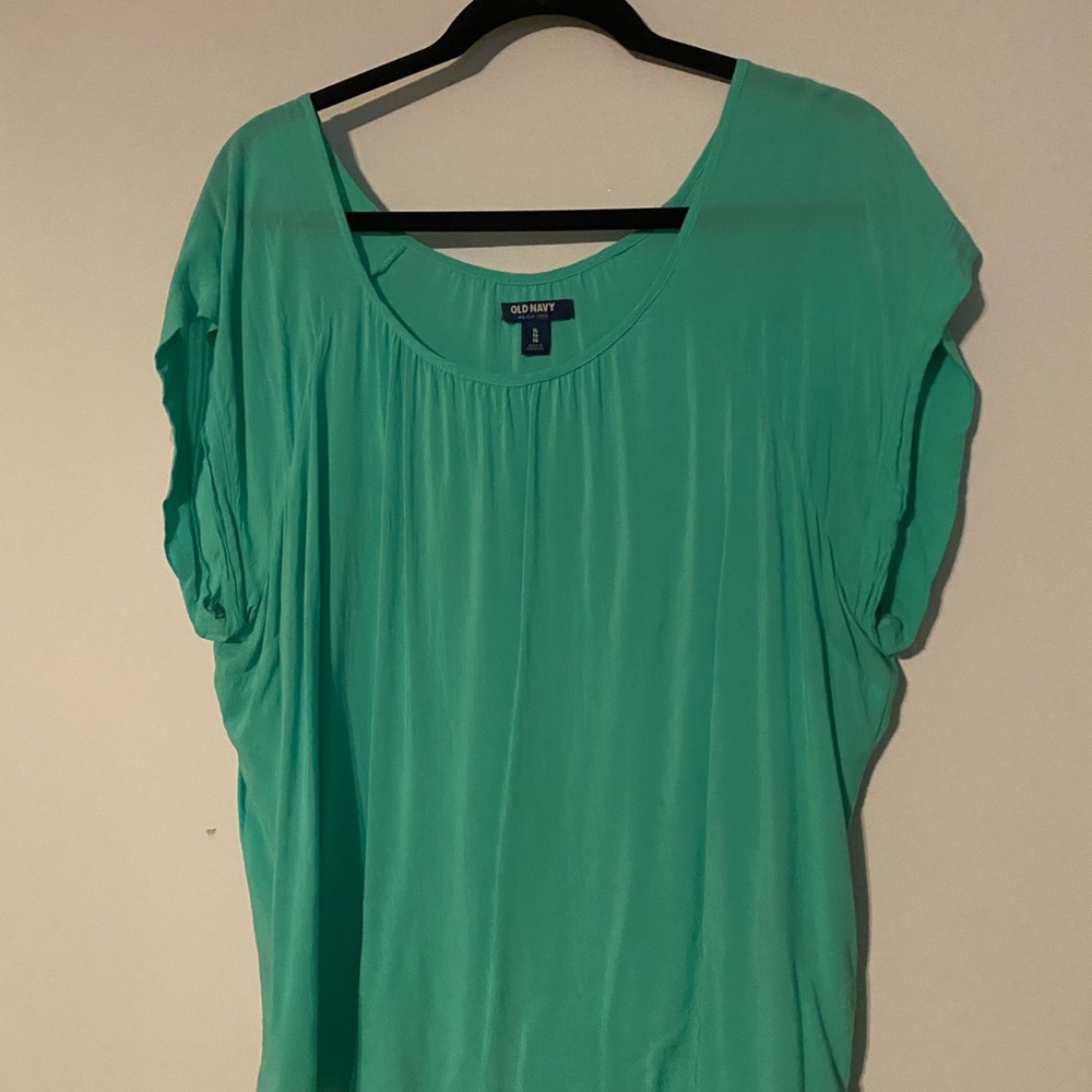 Mint green shirt